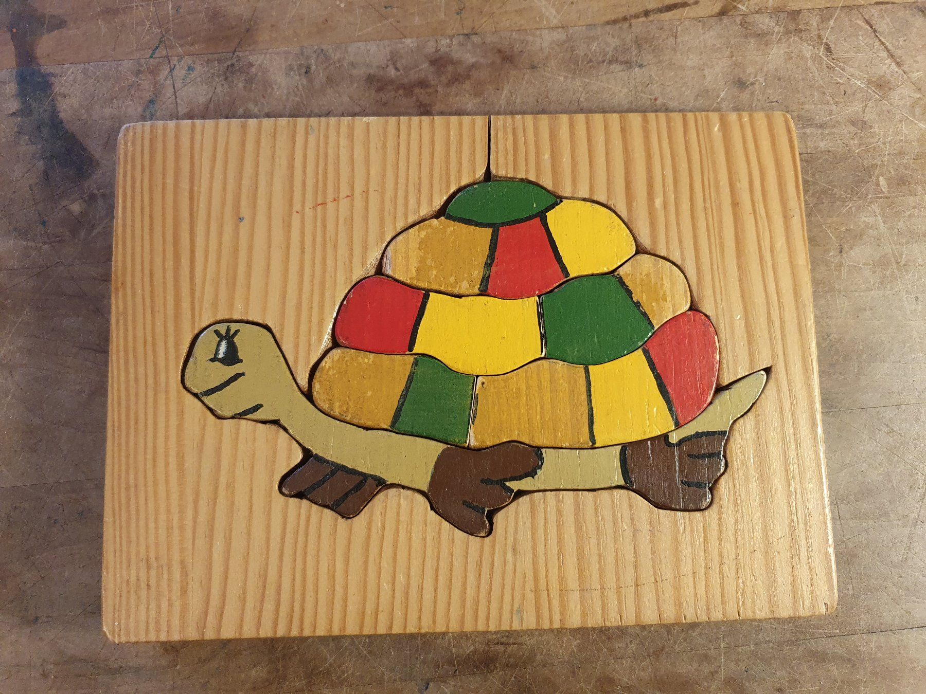 Puzzle: Kinderpuzzle Schiltkröte – Usato da Zürich venduto da loosebone