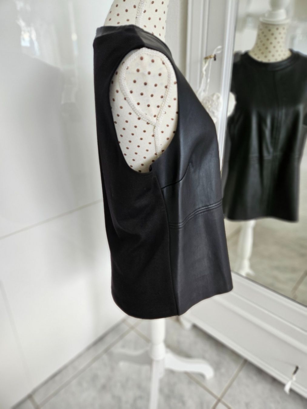 C&A Tops: Top Bluse Grösse 40 L Lederlook Kunstleder Oberteil – Gebraucht aus Gossau ZH von fashiontwo 3
