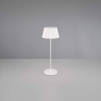 LED Aussen Tischleuchte, Akku, Weiss