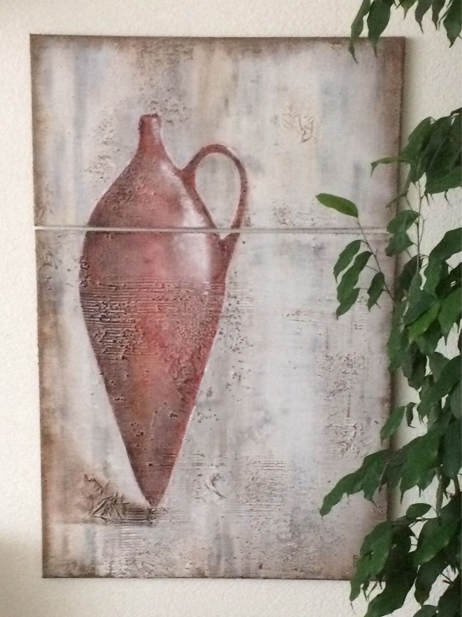 Gemälde: 2-teiliges Acrylbild, Einzelstück – Gebraucht aus Bettlach von Brischitt66
