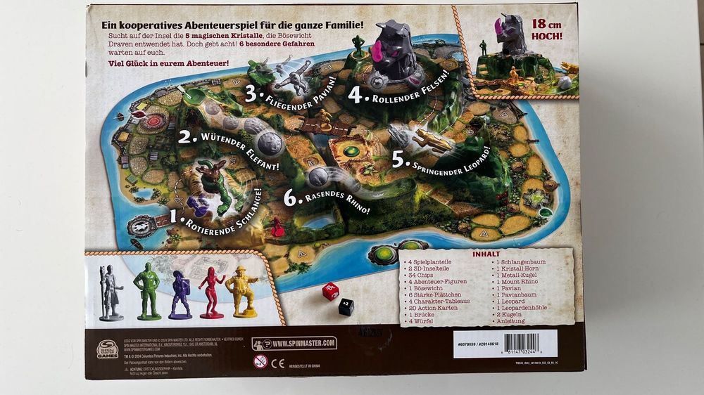 Jumanji Stampede 3D-Spiel Action Abenteuer von Spinmaster 3