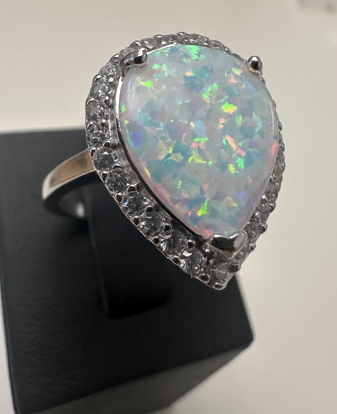 Anelli: Ring mit Opal Stein Silber,Grösse 55 – Nuovo e nell'imballaggio originale da Lenzburg venduto da BLNN 3