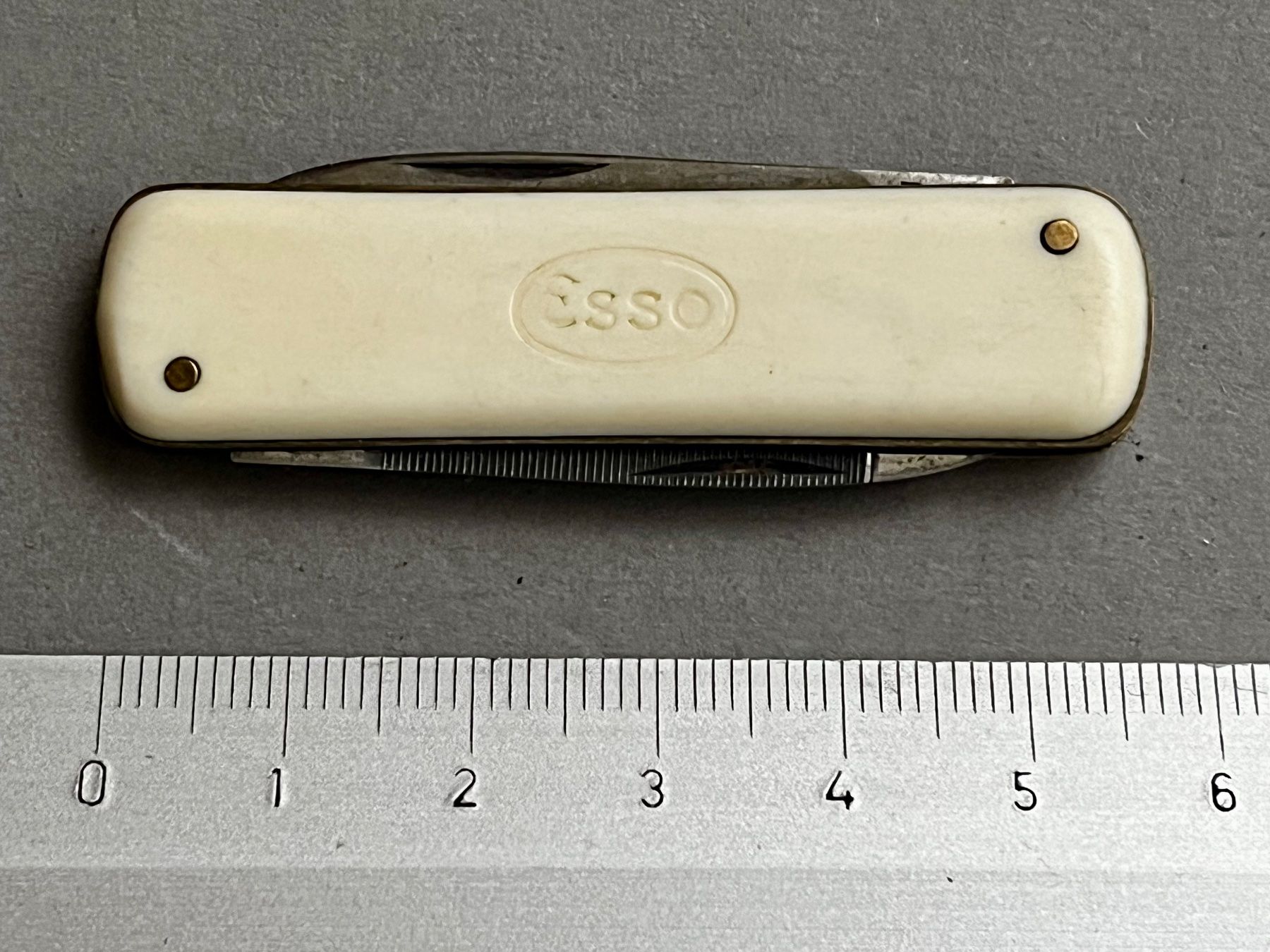 Solingen Coltelli tascabile: Sackmesser Solingen 58 mm - Esso – Usato da Zürich venduto da FV.vintage 3