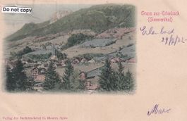 Erlenbach   BE  im Simmental      um  1 9 0 2
