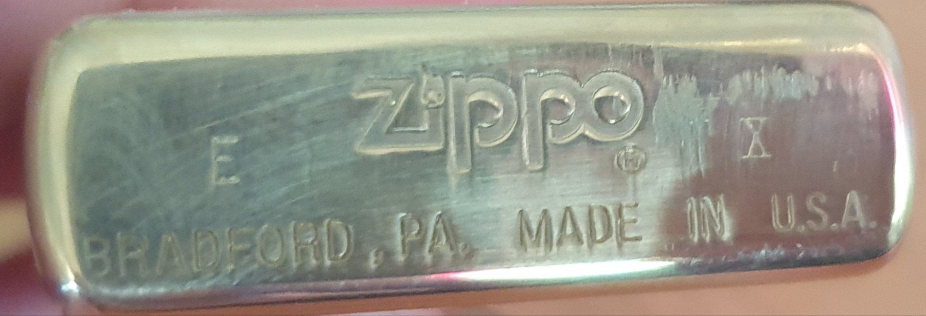 Zippo Accendini: Zippo Solid Brass Set 1994 mit Flasche & Tin NOS – Nuovo (secondo la descrizione) da Bern venduto da Llu 3