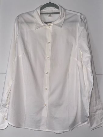 H&M Bluse, weiss, Gr. M, 1 mal getragen