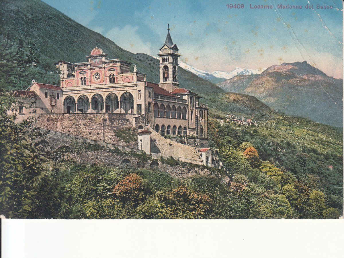 Cartoline postali: Madonna del Sasso 1926 – Usato da Bürglen TG venduto da StampGraf