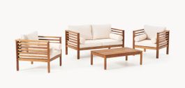 Garten-Lounge-Set Bo aus Akazienholz, 4er-Set!