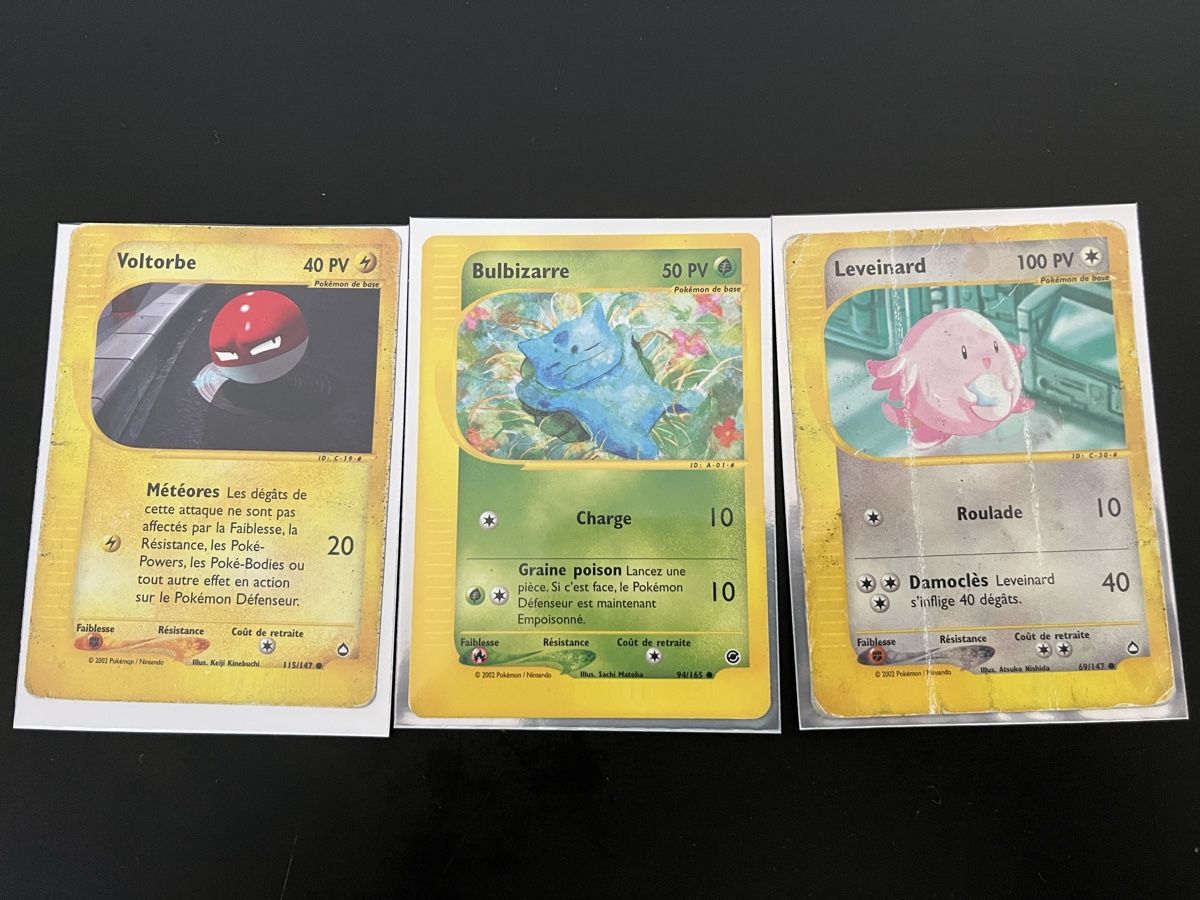 Pokémon Sammelbilder & Trading cards: Lot 3 cartes Pokémon Bloc Ex Série Expédition FR bon état – Neu (gemäss Beschreibung) aus Les Avanchets von lunedeneige.shop