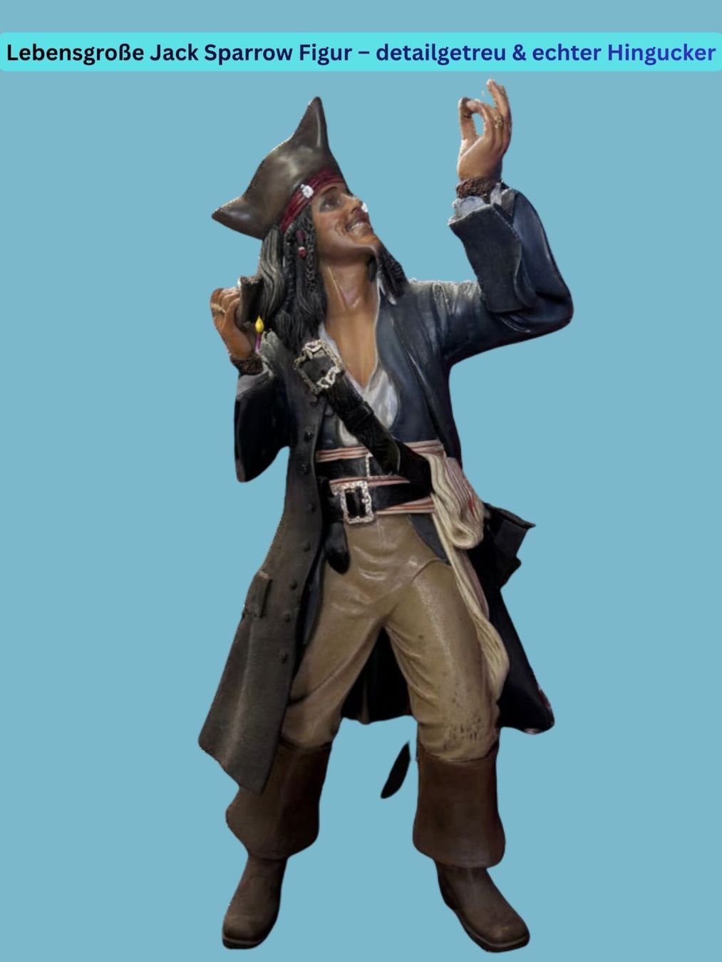 Figuren: Pirat Jack Sparrow Lebensgross – Neu (gemäss Beschreibung) aus Merenschwand von Amy038