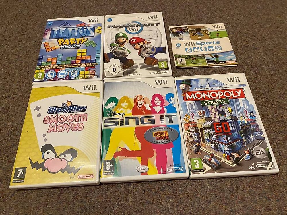 Wii Konsole Weiss mit vielem Zubehör 3