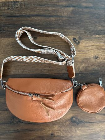 Hübsche Schulter Tasche braun - Neu
