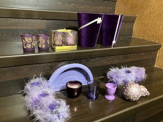 Alle Dekorationen: violettes deko set – Gebraucht aus Schwarzenberg LU von kindler007 2