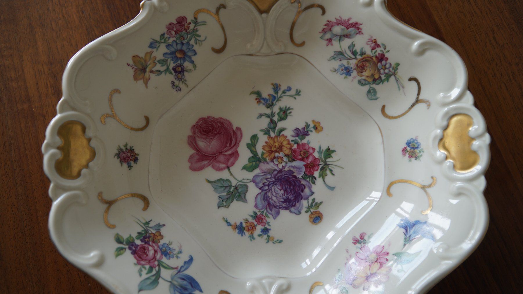 Ciotole: Schale mit Blumenmalerei  Bavaria – Usato da Bern venduto da Antikbatik 6