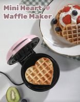 Mini Herz Waffeleisen, neuwertig, ideal für Valentinstag