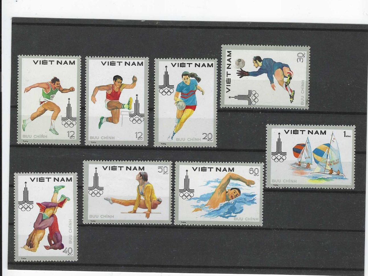 Tutti i francobolli: VIETNAMM 1980 ** OLY.SO.SP.MOSKAU – Nuovo (secondo la descrizione) da Dintikon venduto da bonita099