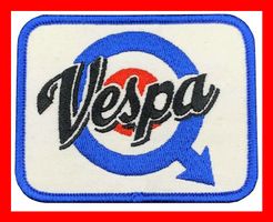 Vespa Service Badge Aufnäher GTS Sprint Primavera 125 Roller