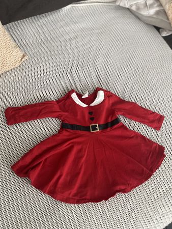 Vestito natalizio H&M, taglia 68