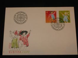 Werbemarken Europa FDC 1989 Nr. 775-776