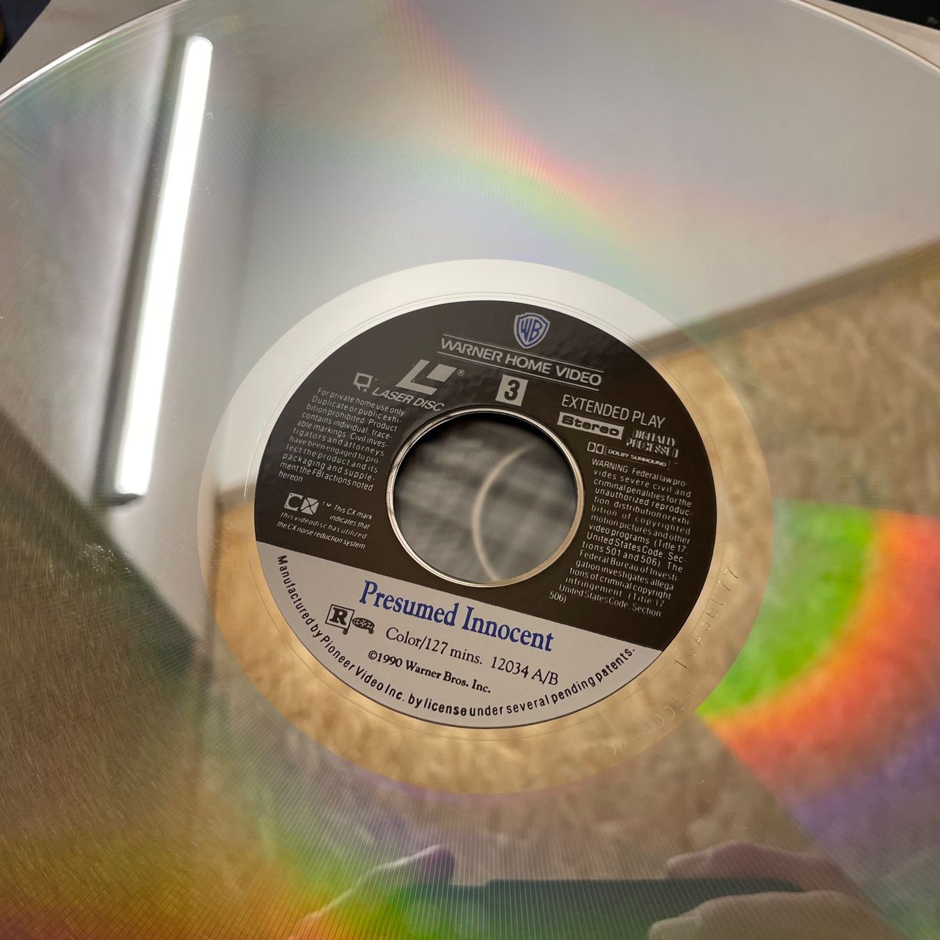Alle DVDs: Harrison Ford: Presumed Innocent - LASER DISC - LD - Engl. – Gebraucht aus Stans von Brode 3