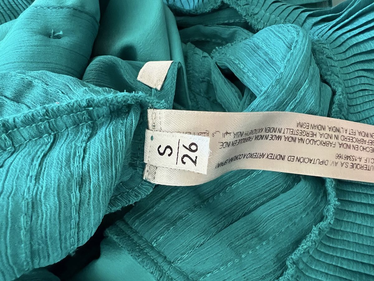 Blusen: LIKE SANDRO Elegant Green Blouse, Size S – Neu (gemäss Beschreibung) aus Zürich von SandroMaje 3