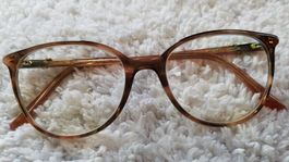 Schickes Brillengestell unisex Braun Havanna Meliert