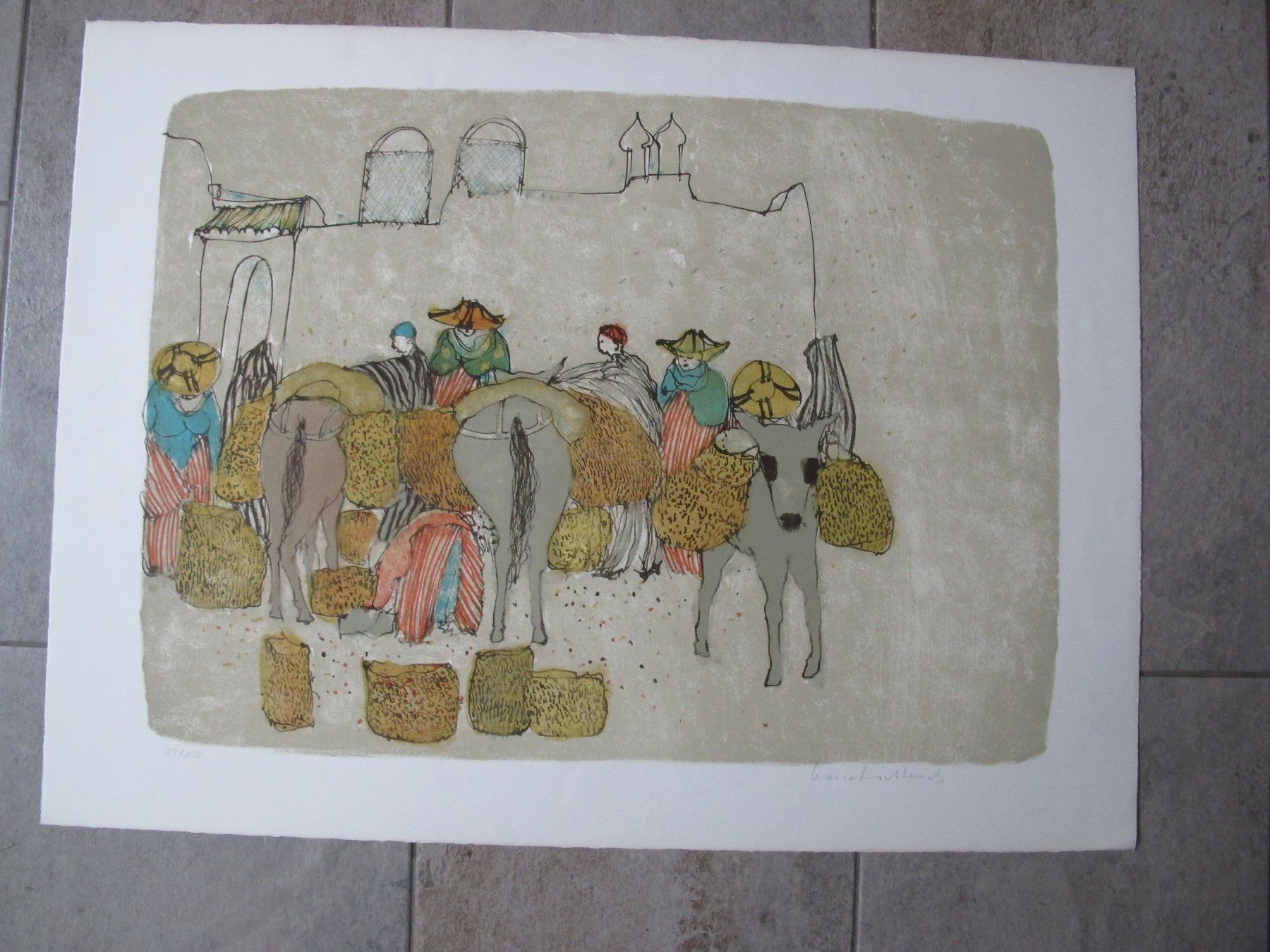 Grafica & Litografie: Marco Richterich grosse Litho – Usato da Wädenswil venduto da Turusukko 1
