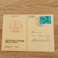 Ballon Flug Wangen 1964 N°15214 Rapperswil