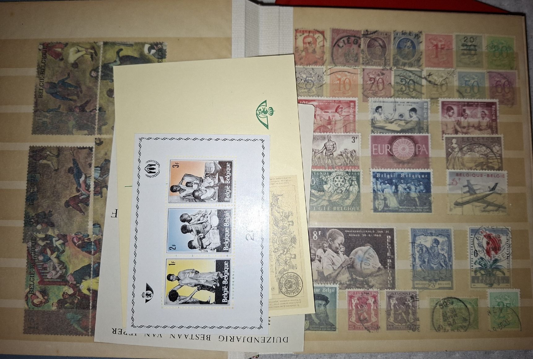 Tutti i francobolli: Sammlung Belgien  – Usato da Balgach venduto da SIMEON27 8