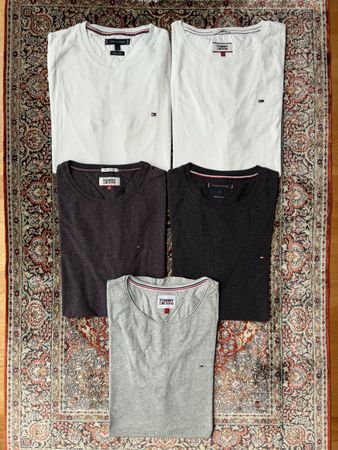 Tommy Hilfiger T-Shirt Set (5 Stück) Gr. L/M