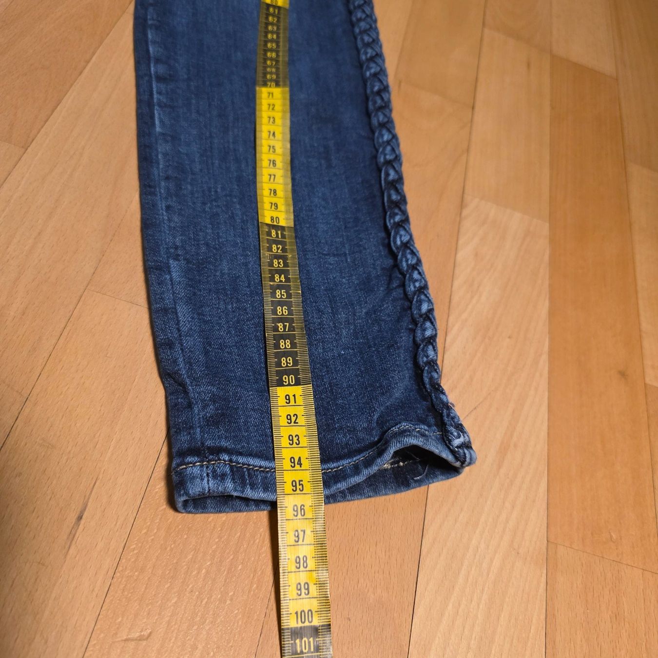 Jeans: Dunkle Jeans mit Flechtdetail – Gr. 38/M – Usato da Wald ZH venduto da CapLux 5