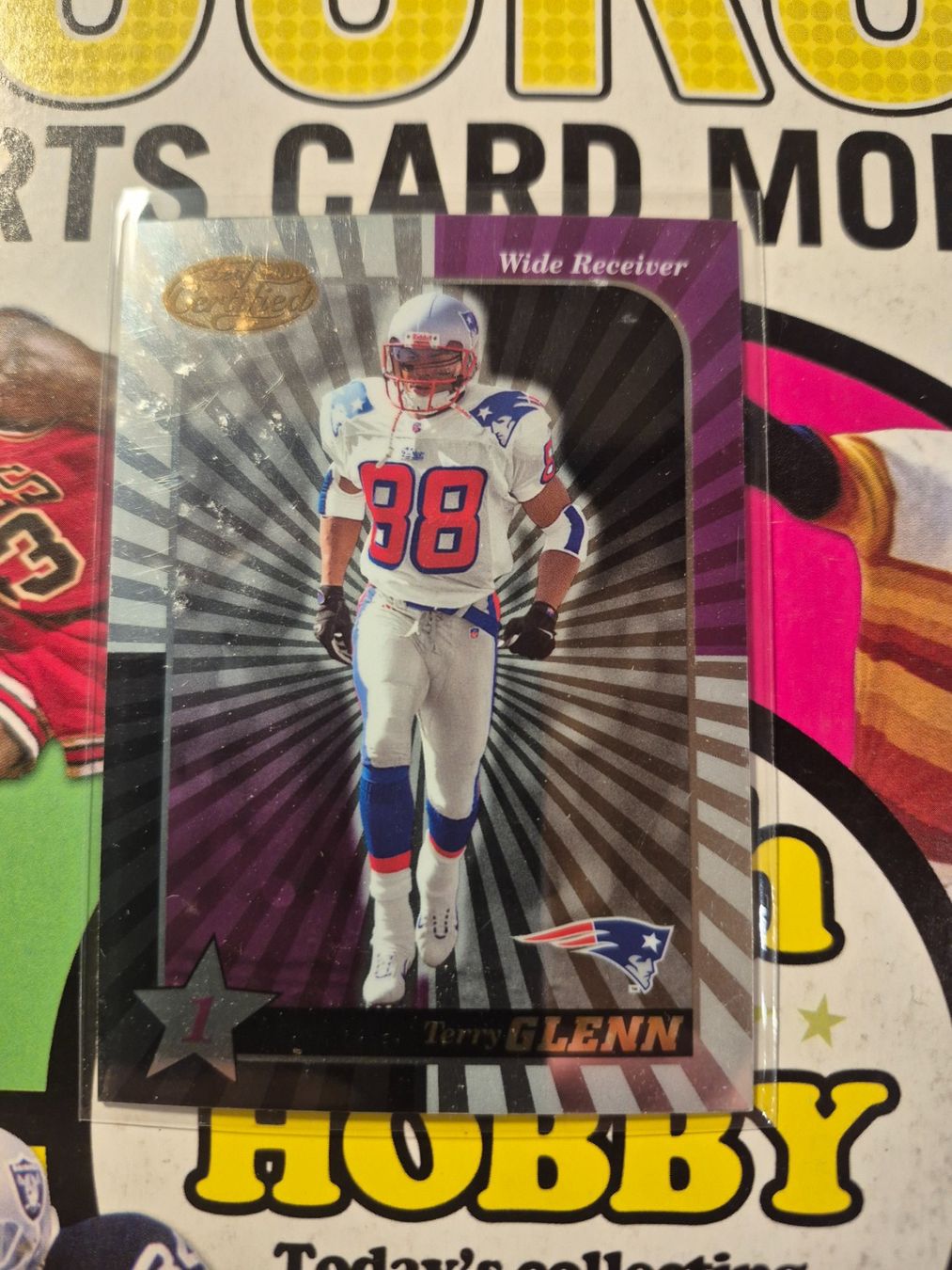 NFL Carte collezionabili: NFL Terry Glenn New England Patriots – Usato da Treiten venduto da Sauber73