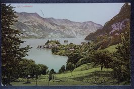 Iseltwald am Brienzersee  -  alte Postkarte  -  1917