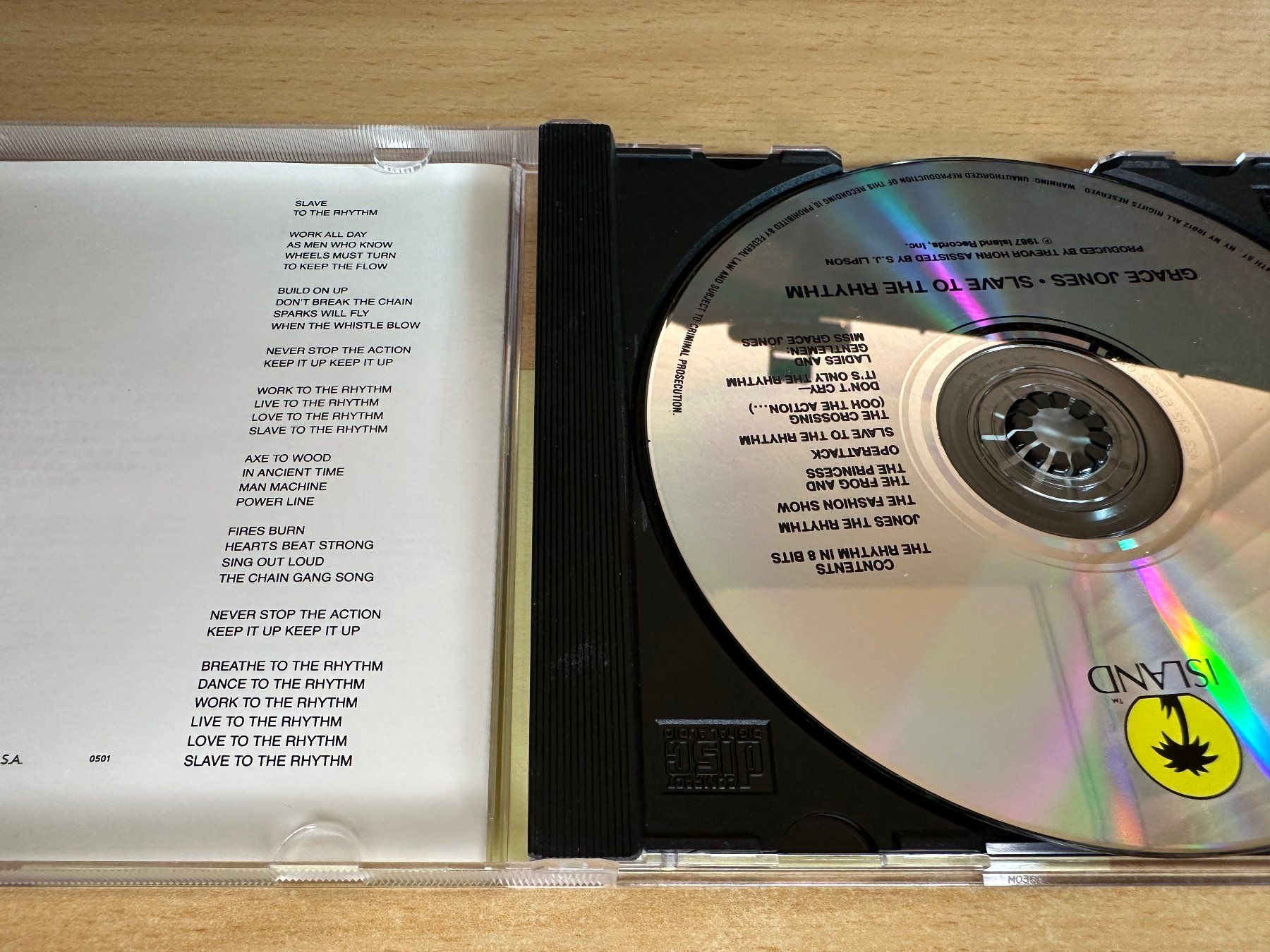 CDs: Grace Jones – Slave To The Rhythm – Gebraucht aus Rikon im Tösstal von  2