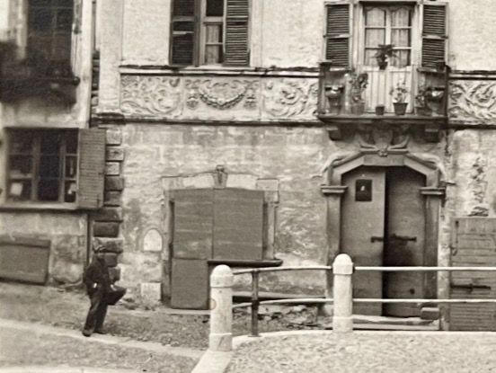 Cartoline postali: ASCONA - CASA BORRANI 1927 – Usato da Lutry venduto da Ediego 2