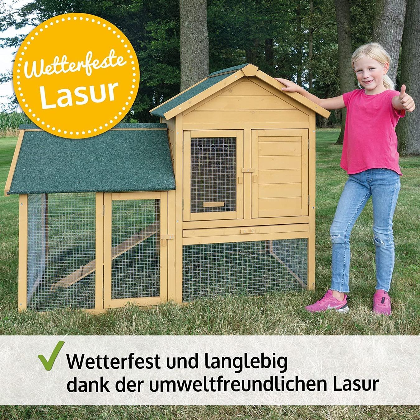 Gabbie, trasporto & Sicurezza: Kaninchenstall, Hasenfarm, Hasenstall – Nuovo e nell'imballaggio originale da Malters venduto da chaufhuesli 1