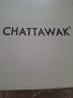 Damensandalen Chattawak Keilabsatz schwarz neu in Box