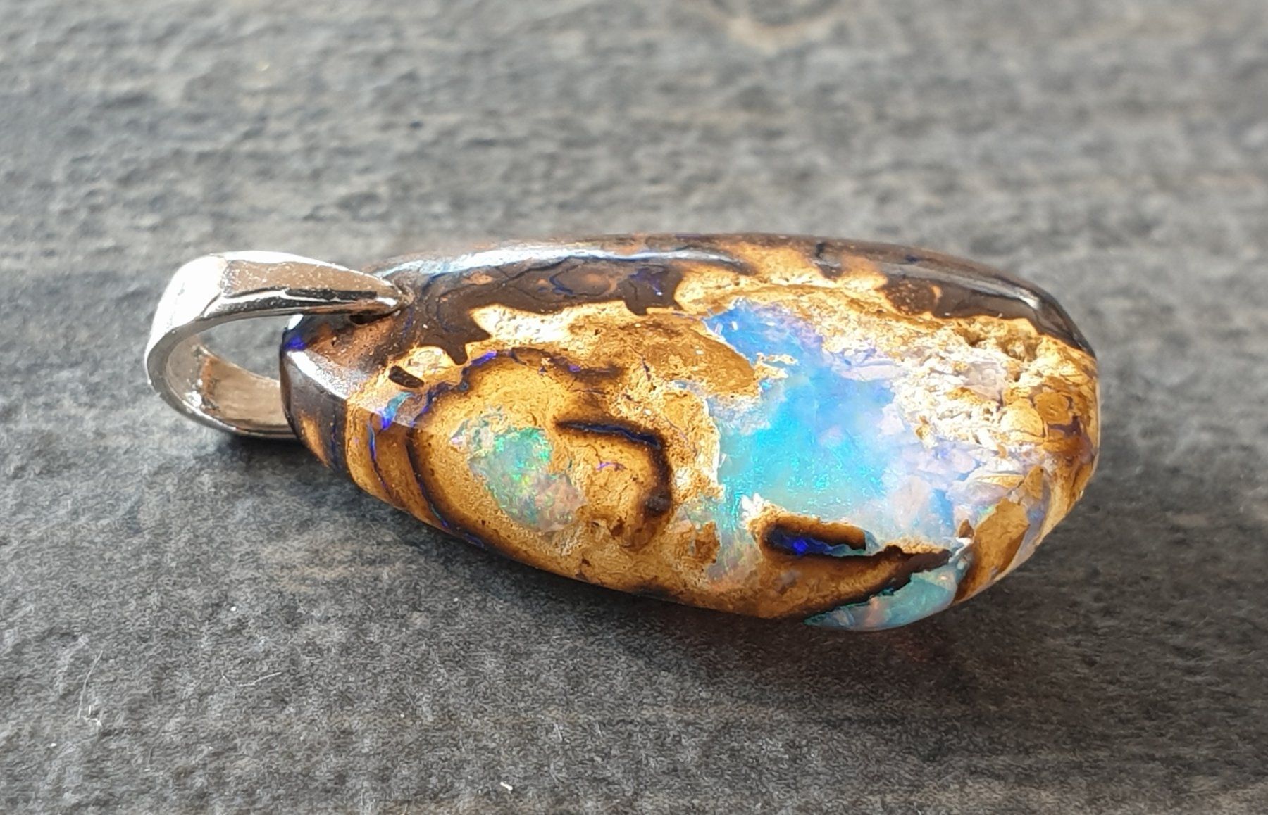 Anhänger: Yowah Opal Anhänger. – Neu (gemäss Beschreibung) aus Niederbüren von Raphael014 2