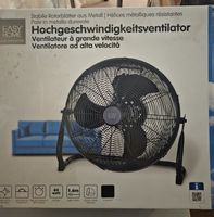 Easy Home Hochgeschwindigkeitsventilator schwarz neu