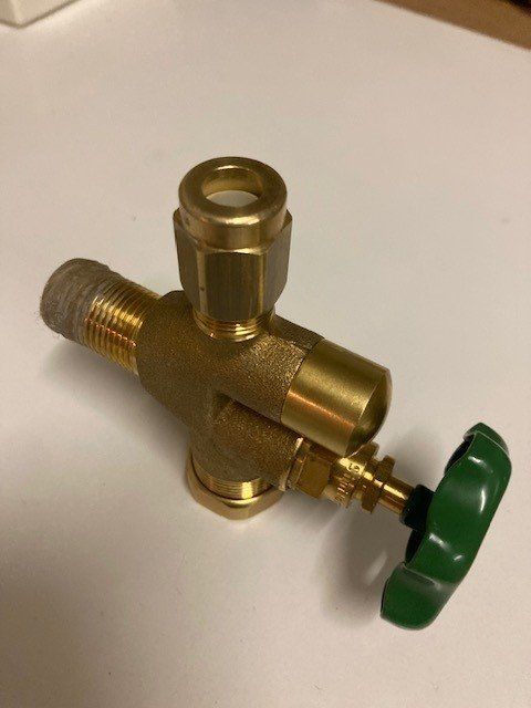 Rubinetteria: Doppelventil Siduo Messing matt 1/2" – Nuovo (secondo la descrizione) da Tägerig venduto da Biene101 1