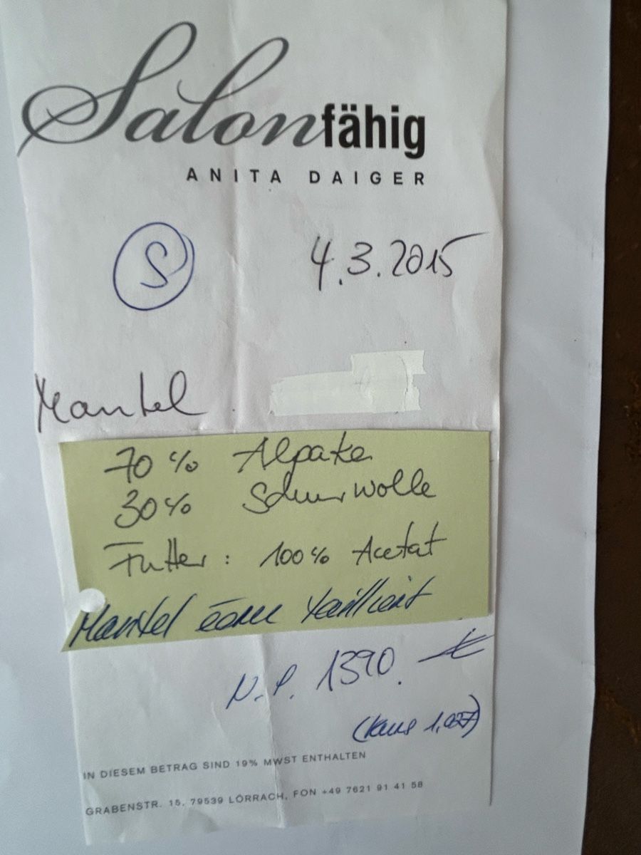 Mäntel: Mantel Couture Anita Daiger Gr. 38 – Gebraucht aus Reinach BL von meinstil 2