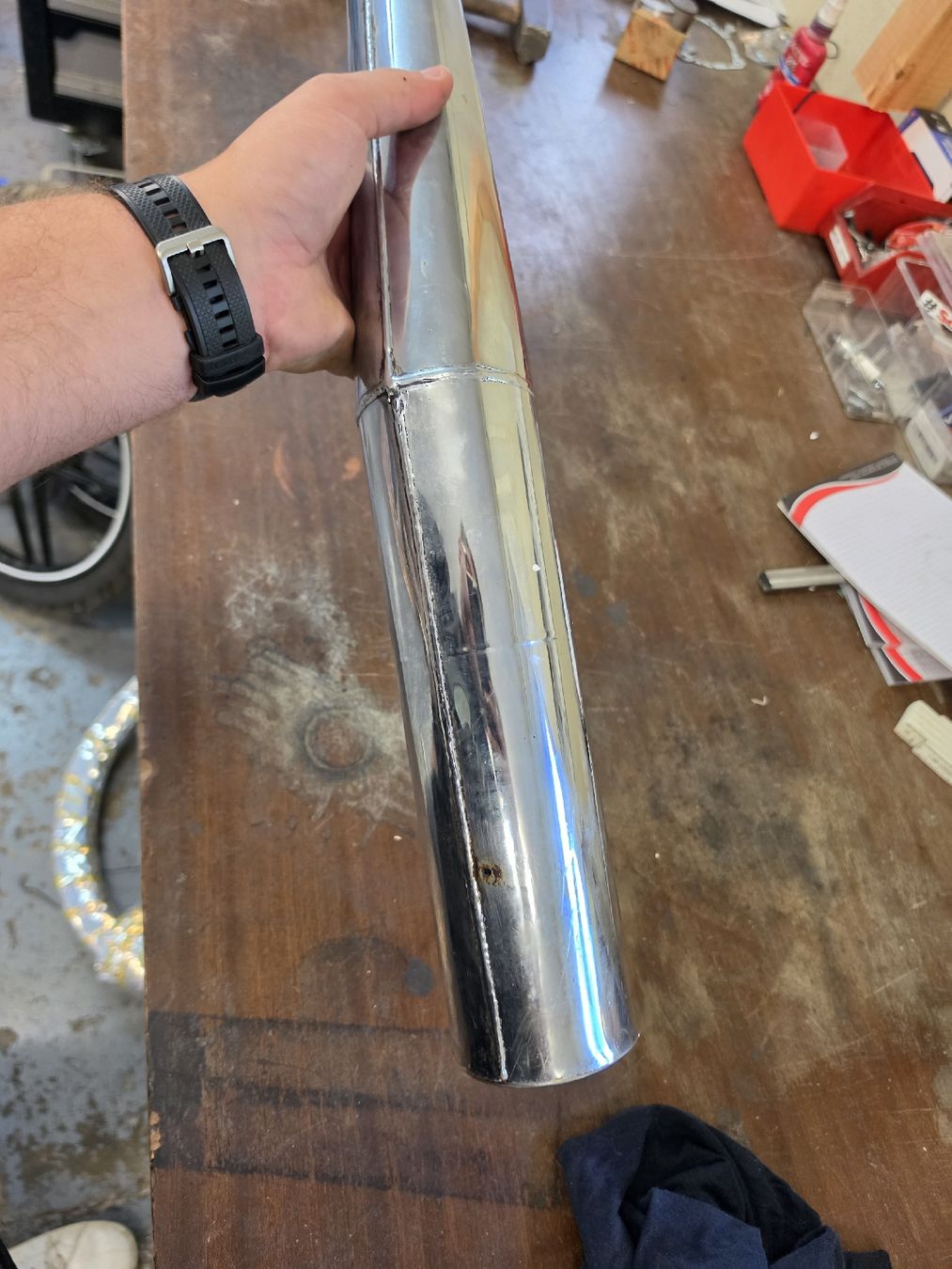Puch Auspuffanlagen: Supermaxi Auspuff Lg1 In Chrom Puch – Gebraucht aus Lenggenwil von Opc_Power 5