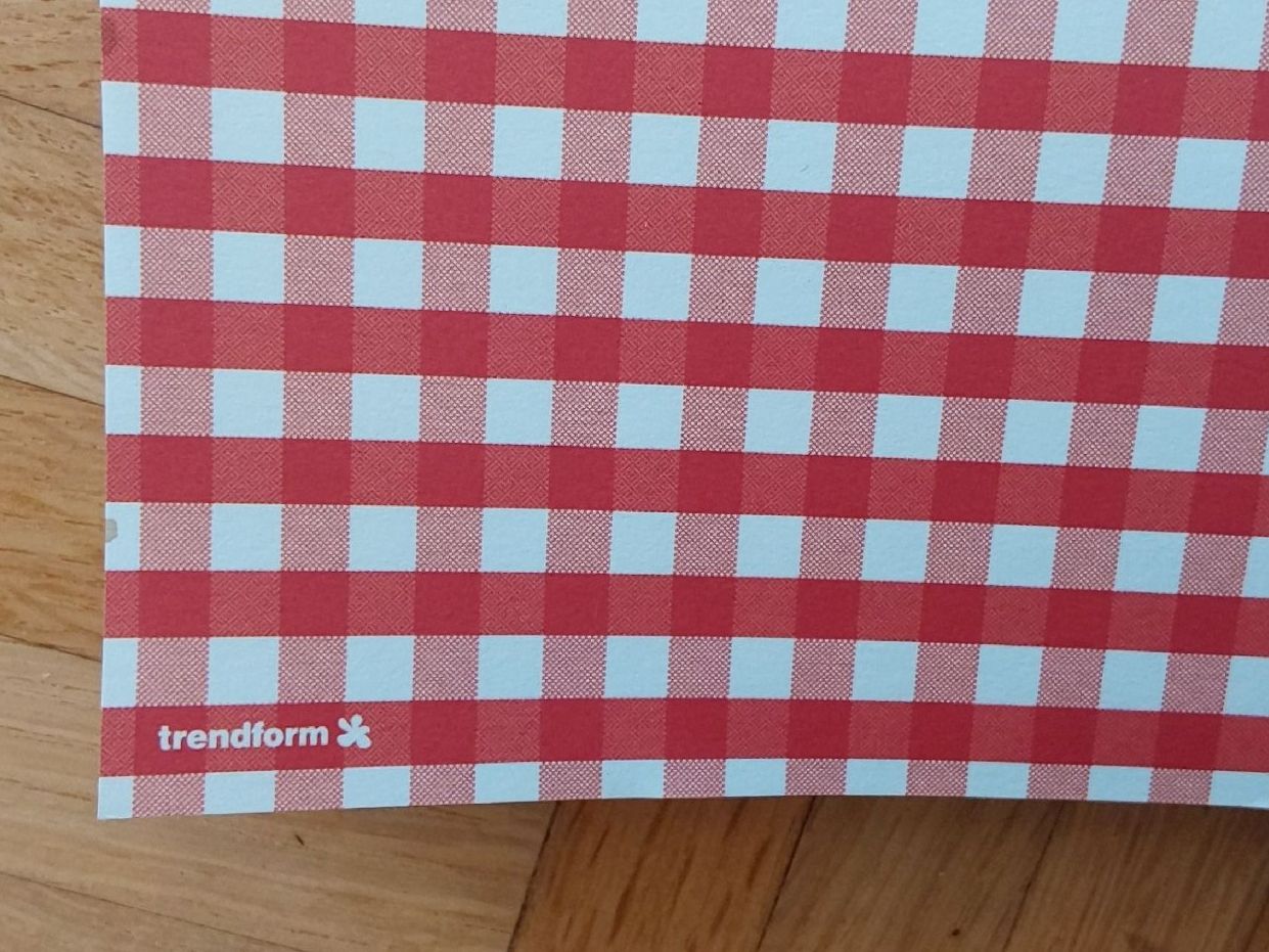 Altra biancheria da tavola: Tischsets Papier trendform rot und gelb – Nuovo (secondo la descrizione) da Köniz venduto da scopello12 3