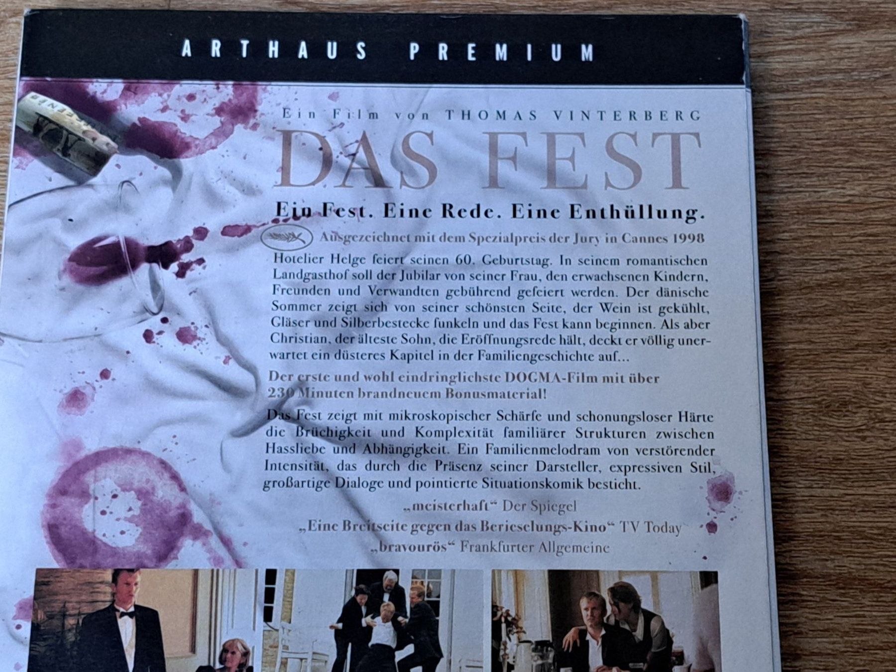 Alle DVDs: DVD DAS FEST, 2-Disc Arthaus Premium Edition – Gebraucht aus Unterseen von Kanica 2