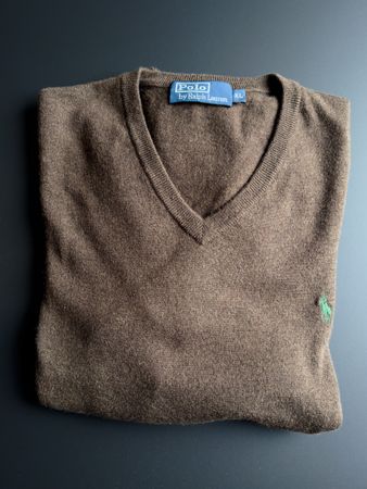Polo Ralph Lauren Pullover Merinowolle,  XL, braun