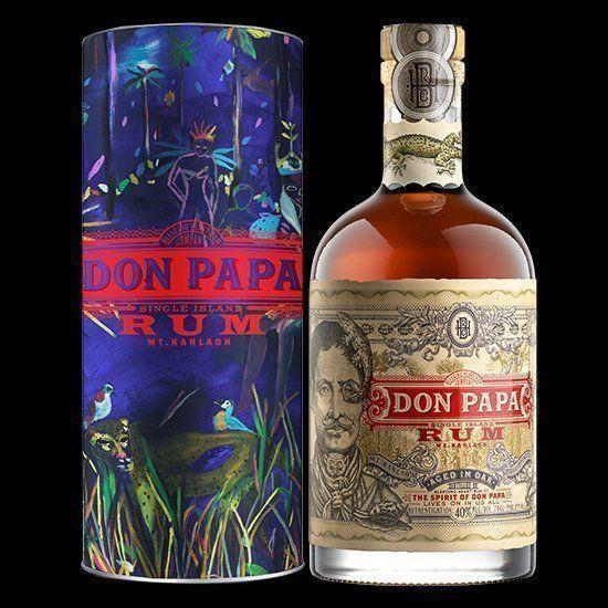 rhum don papa baroko “harvest canister” cl.70 limited edition