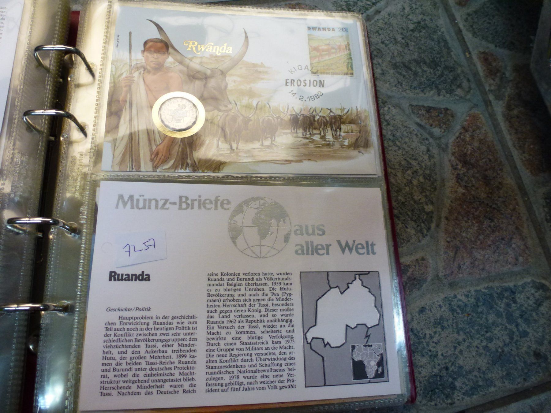 Tutti le monete: Münzbrief Ruanda – Usato da Olten venduto da Disc-Verkauf