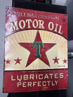 T Motor Oil Filling Station retro Blechschild 40 x 32 cm