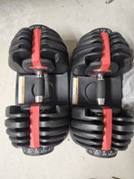 Kurzhantel Set verstellbar 24 kg schwarz rot gebraucht