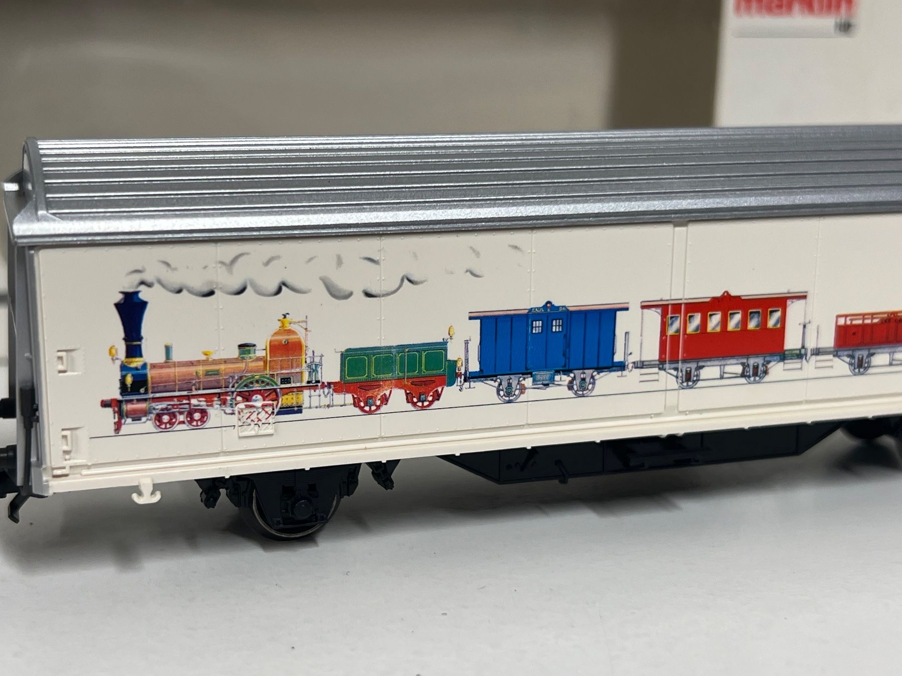 Märklin Modellini di ferrovie: Märklin Sonderwagen Spanisch Brötlibahn H0 – Nuovo (secondo la descrizione) da Neuenhof venduto da ludovicco 2